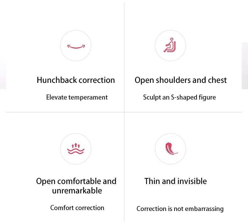 Hunchback Corrector for Adults,invisible Posture Correction With Straps, Bent Waist, Chest and Neck Forward Tilt Correction Tool