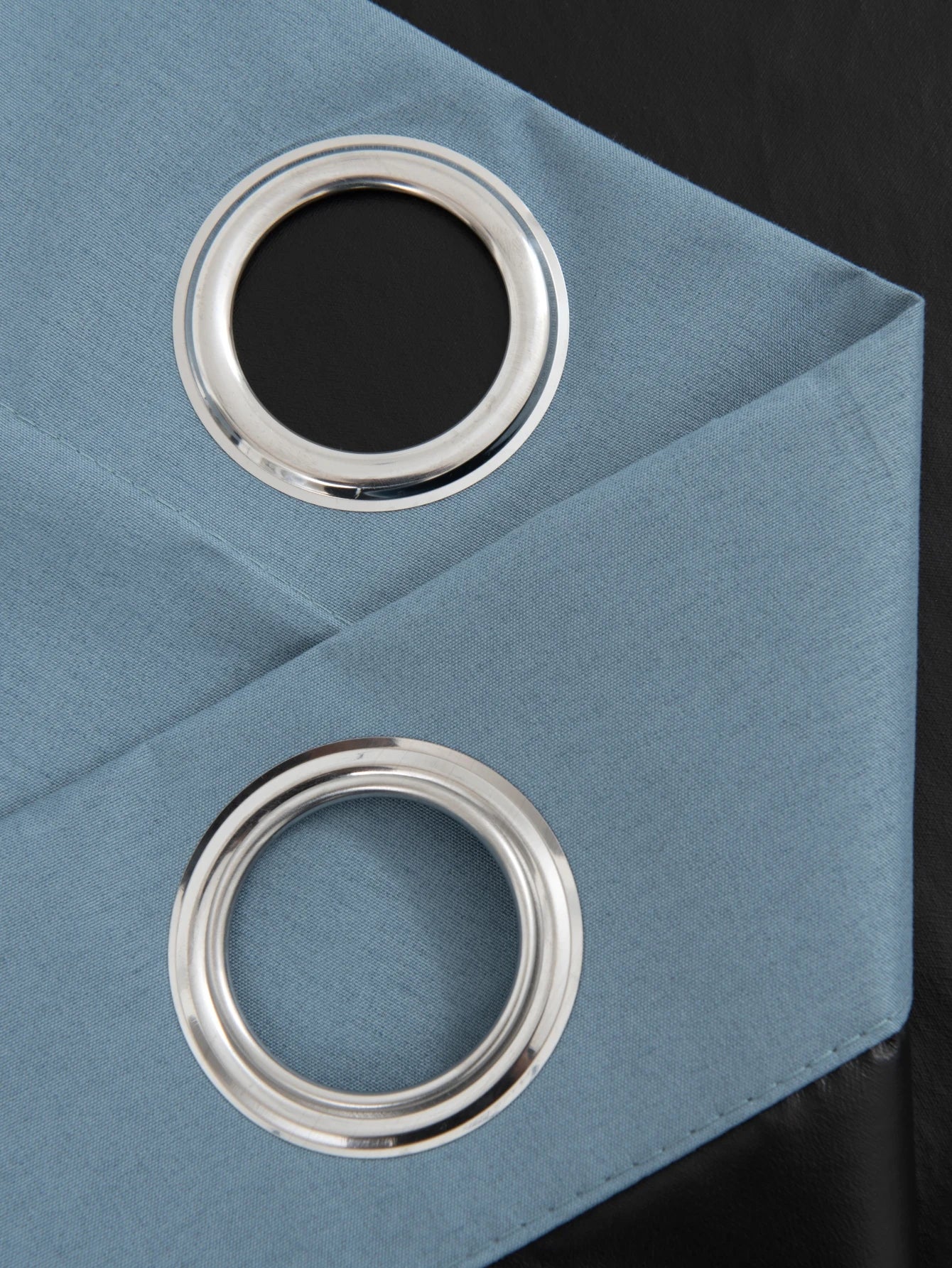 1pc Solid Blackout Curtains with Grommets, Total Privacy Drapes for Bedroom