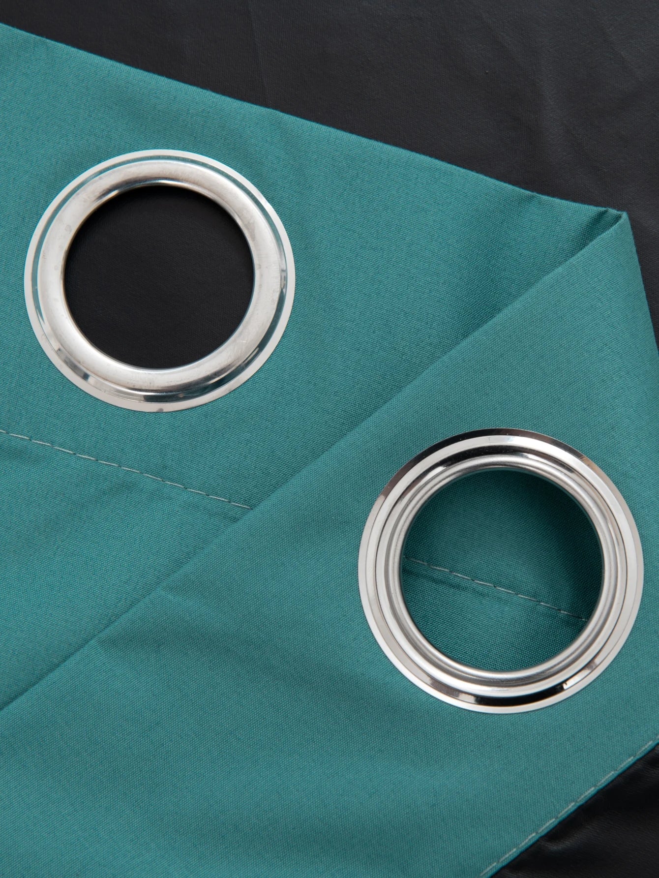 1pc Solid Blackout Curtains with Grommets, Total Privacy Drapes for Bedroom