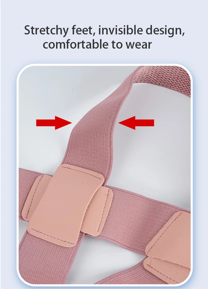Hunchback Corrector for Adults,invisible Posture Correction With Straps, Bent Waist, Chest and Neck Forward Tilt Correction Tool