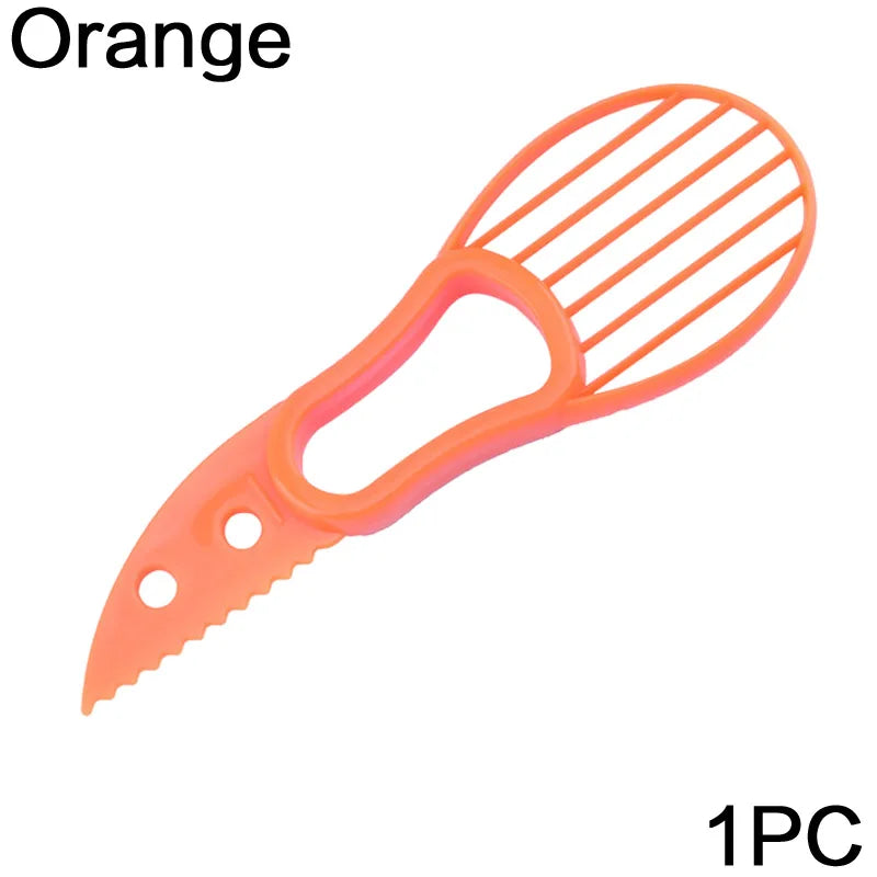 Avocado Slicer  3 In 1 Shea Corer Butter Fruit Peeler Cutter Pulp Separator Plastic Knife Kitchen Vegetable Tools
