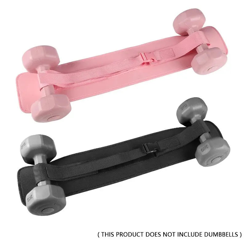 Hip Thrust Belt for Dumbbell Booty Belt for Dumbbells Won't Scratch Hip Non Slip Belt Buckle Easy to Use for Home Workouts