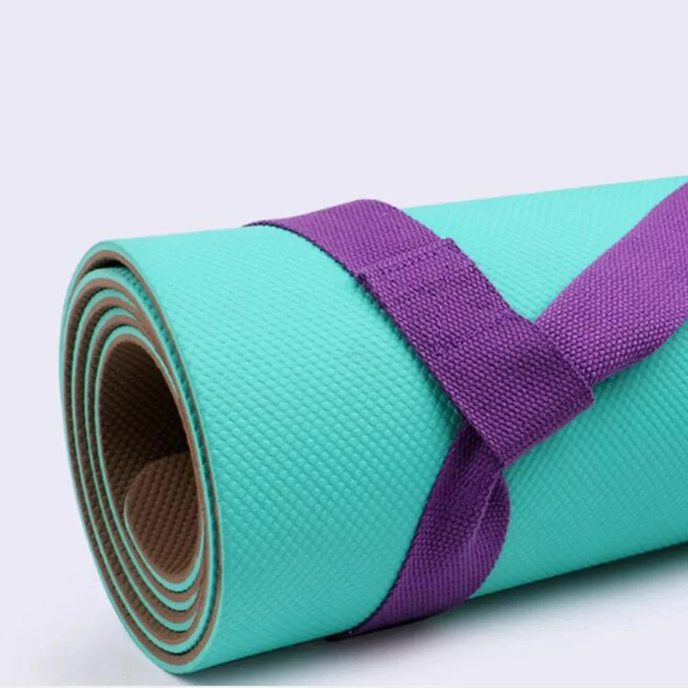 High Quality Yoga Mat Strap Belt Adjustable Sports Sling Shoulder Carry Belt Exercise Stretch Fitness Elastic Yoga Belt