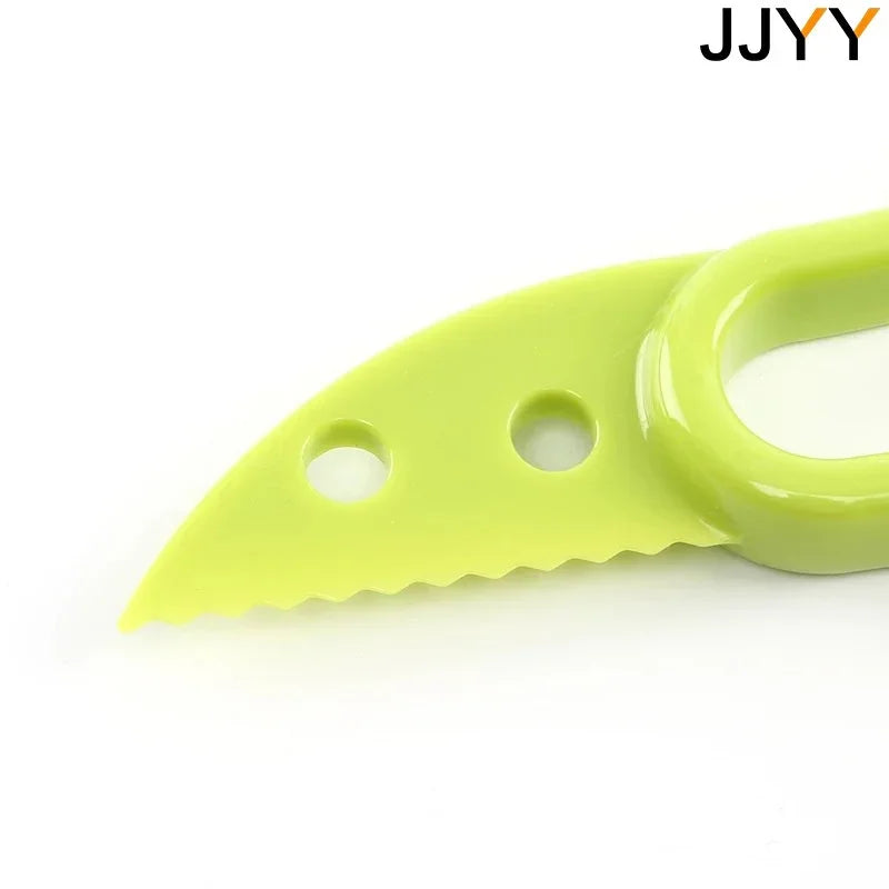 Avocado Slicer  3 In 1 Shea Corer Butter Fruit Peeler Cutter Pulp Separator Plastic Knife Kitchen Vegetable Tools