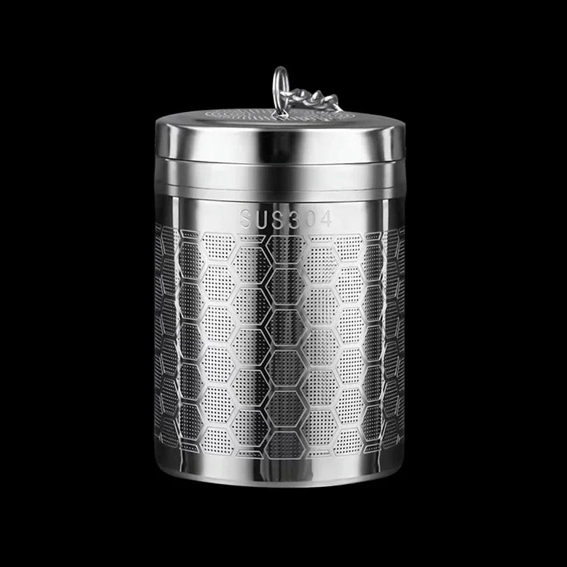 1pc Tea Infuser, Extra Fine Mesh Tea Strainers for Loose Tea, Stainless Steel Tea Strainer with Extended Chain Hook