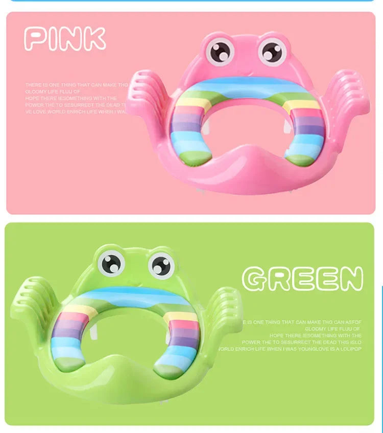 Baby Child Potty Toilet Trainer Seat Step Stool Ladder Adjustable Training Chair comfortable cartoon cute toilet seat for childr
